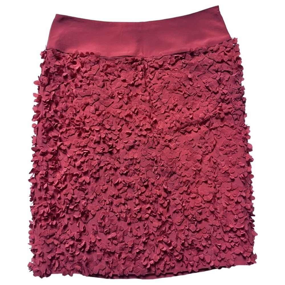 Talbots Silk Flower Pencil Skirt
